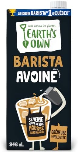 Earth’s Own Oat Barista Gluten-Free Oat Milk Alternative, 12 x 946mL - 4