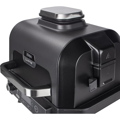 NINJA OG850EU Woodfire Electric XL Outdoor Grill, Grey/Black