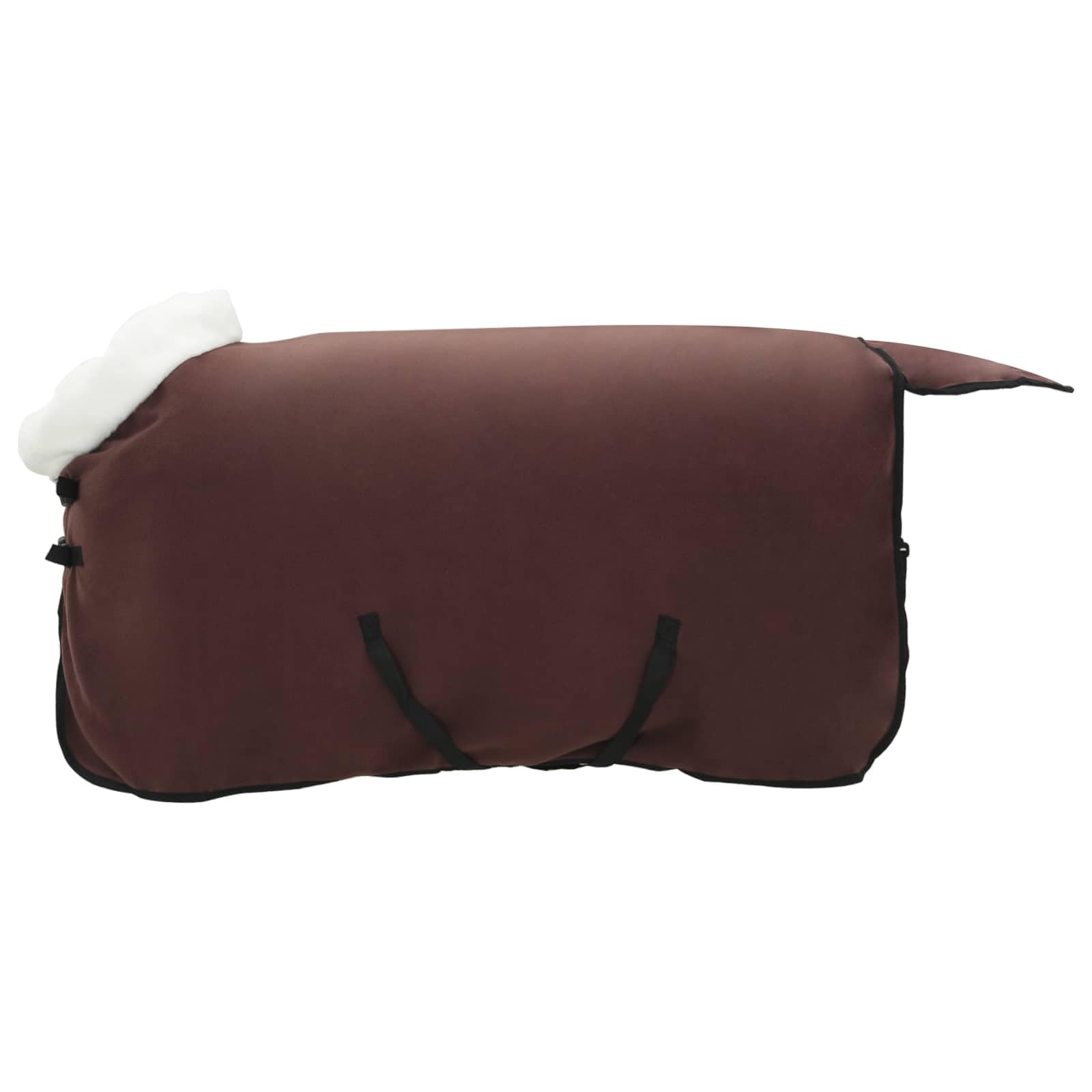 Pferdedecke, dunkelbraun, 95 cm, Fleece, Decke für Pferde, im Freien und Stall