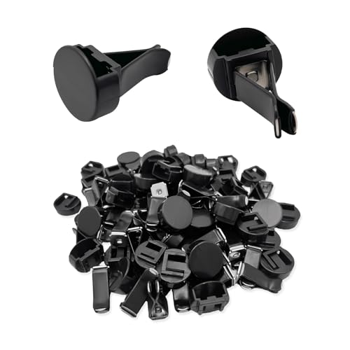 Image of Ohleats 30 PCS Car Metal Air Vent Clips, Auto Perfume Air Outlet Clips Replacement, Air Freshener Clips with Plastic Slot Suitable for Most Vehicle, Universal Car Accessories