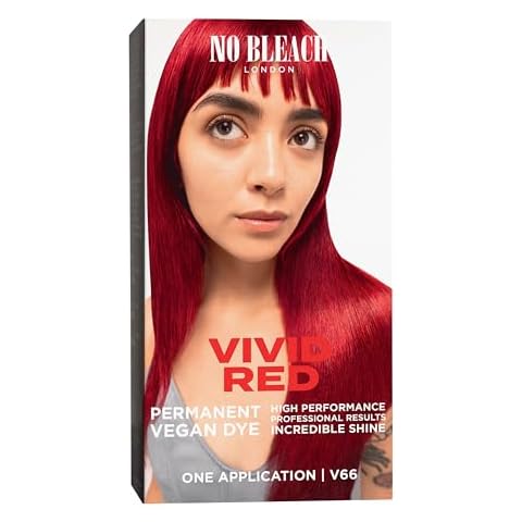 No Bleach London Vivid Red Hair Dye Kit Cover