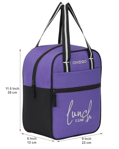 Image of Durable & Lightweight Lunch Bag | Trendy Water-Resistant Tiffin Bag for Office, School, Travel & Picnic, Stylish, Insulated Design for Men, Women & Kids