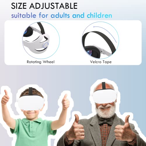 Hosanwell Fascia per testa per Quest 2 regolabile