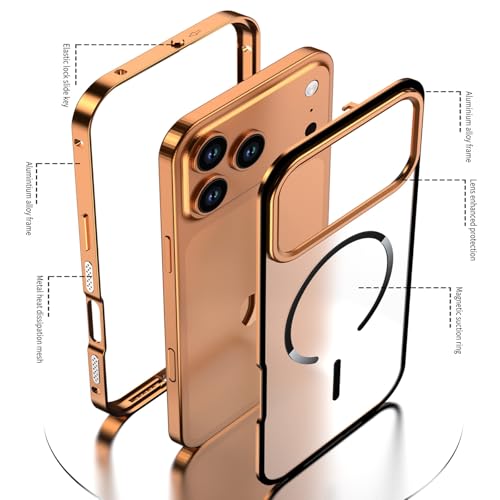 Coque iPhone 17 Pro évite la surchauffe avec son cadre métal bumper et recharge magnétique fluide - 4