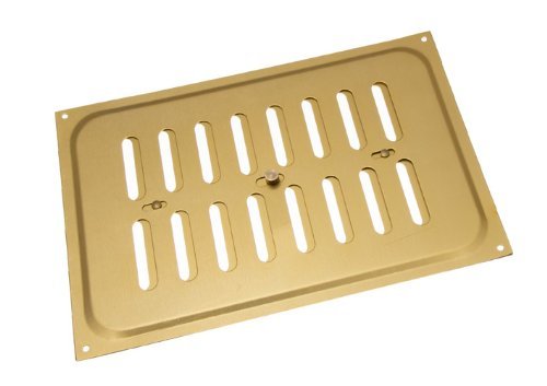 Louvre capot de ventilation évacuation aluminium anti pluie pour maison 9x6