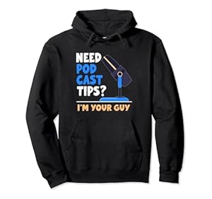 Podcast Mikrofon Reise Set Podcasting Liebhaber Podcaster Pullover Hoodie