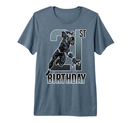 T-shirt Black Panther vêtement anniversaire 21 ans homme