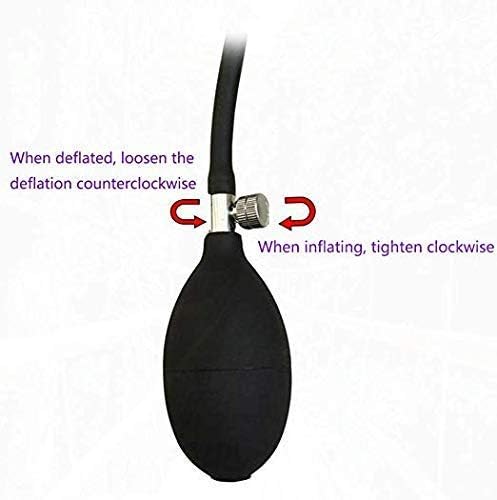 Inflatable Enema Super Large Silicone Enema Bulb Explosion-Black