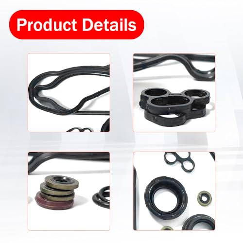 Image of VS50825R Engine Valve Cover Gasket Set Component 1119336010 | Compatible with Camry RAV4 Highlander Avalon Lexus ES300h 2.4L 2.5L 2.7L vehicles this set replaces part vs50825r 1119336010