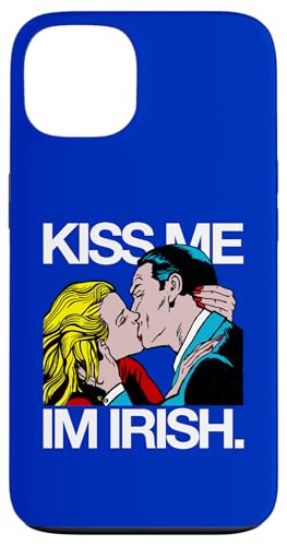 �ʔ����|�b�v�A�[�g Kiss Me I'm Irish ���p�g���b�N�̓� PAPL2129 �X�}�z�P�[�X iPhone 13 �p