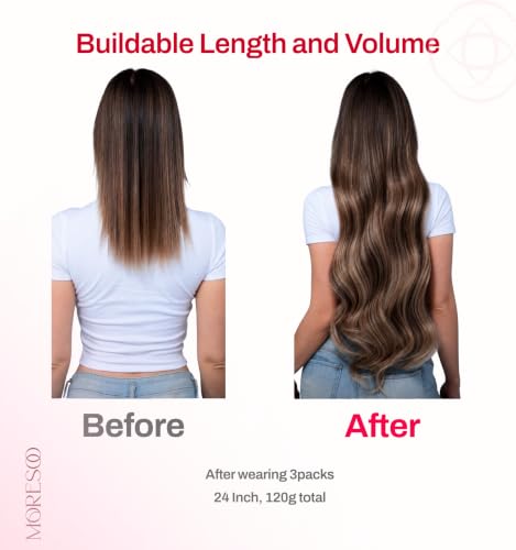 Image of Moresoo 24 Inch Microlink Hair Extensions, Feather Tip, Golden Beige Blonde