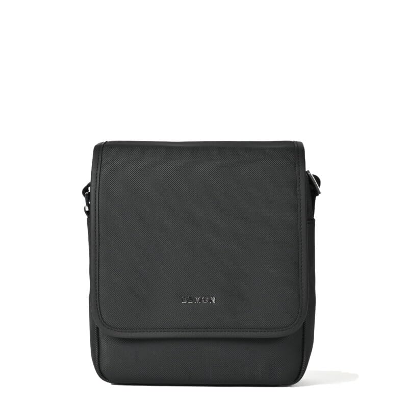 Bolsa para hombre pequeña de 23x20x5 cm bandolera BEMON Elliot con compartimentos 1