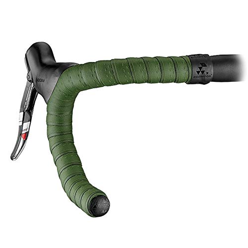 LANGU TECHNOLOGY Ciclovation Advanced Grind Touch Bar Tape Road Bike Handlebar Tape Lightweight Cycling Tape Gel Padded (Color : Kale Green)