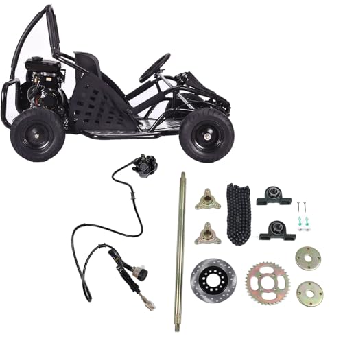 Kit d'essieu arrière pour go kart en métal pour restaurer un quad ou fabriquer un trike