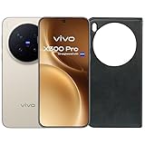 vivo Bundle X300 Pro 5G Smartphone, 16G + 512G, 6,78'-Flachbildschirm, 200 MP ZEISS APO Telekamera, Dimensity 9500 flip case Black for X300 Pro