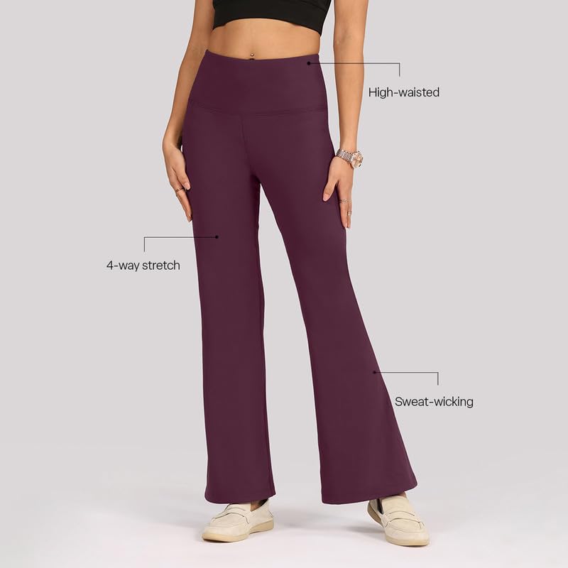 Image of BlissClub Ultimate Flare Pants Lite Tall for Women Above 5'5 ft