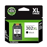 Washope cartouche 302XL Noir pour HP 302 302XL Noir compatible pour hp OfficeJet 3830 3831 (non originales)