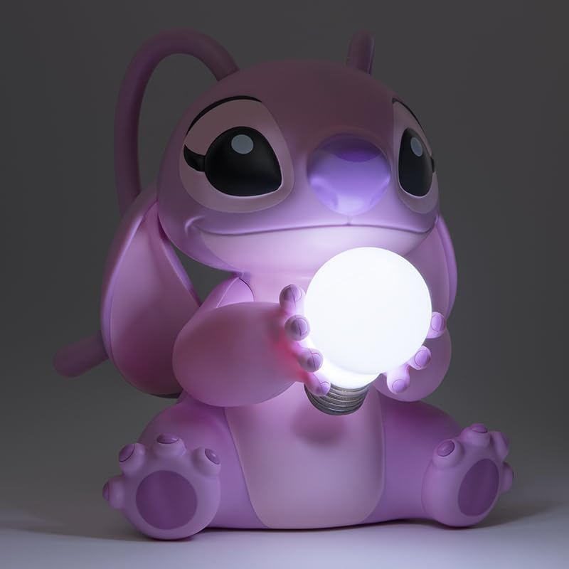 Image of Paladone Angel Light - Officially Licensed Lilo and Stitch Lamp, Disney Collectible Gift, Bedside Table Bedroom Night Light Decor