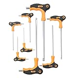 GBSONGLIANGBO Sechskantschlüssel-Set, 8-teilig, 2 mm-10 mm, Sechskant-Inbusschlüssel-Set, Typ...