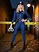 VEXOOM Women Police Costume,Cop Costume Outfit for Adult Police Officer Romper Costume Halloween Cosplay Party Events M