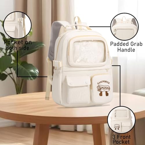 Image of Tinytot 25 Litre, Japanese Korean Style Niche College Students Light weight School bag Women's Travel Backpack
