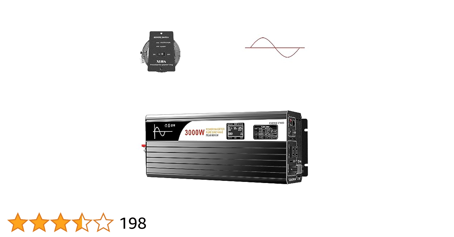 3000Wインバーター Amazon.com: XYZ INVT 3000 watt Inverter 48 Volt Pure Sine