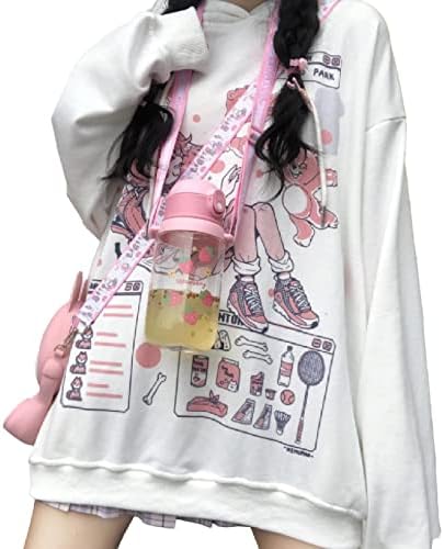 Amazon Co Jp 10代の女の子のためのパーカーかわいいクマ柄のスウェットシャツ女性長袖パーカーkorupc プルオーバー 服 ファッション小物