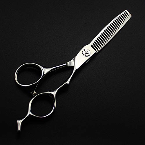 Haarschneideschere, 6 Zoll, 440c, hochwertige silberne Haarschere, Friseurschere zum Schneiden und Effiliern von Haaren, Friseurscheren-Set (eine Farbe, eine Größe)
