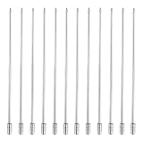 Generisch Pinchos para cócteles para bebidas, 12 unidades, reutilizables, de metal, acero inoxidable, para queso, aperitivos, postres, sushi, ensaladas, vasos, , buffet, hornear, etc