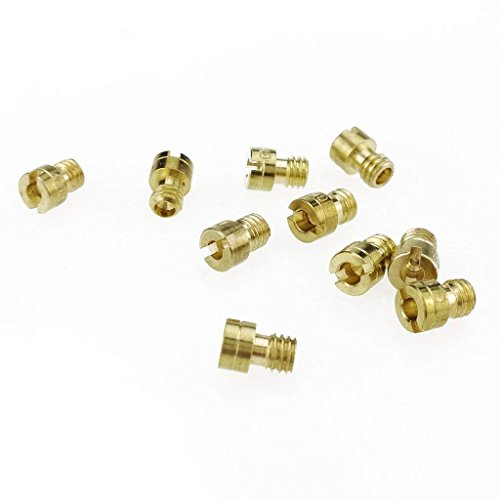 Aquiver Auto Parts New Carburetor Carb Main Jet For Gy6 49Cc 50Cc 80Cc 100Cc Cvk 139Qmb 139Qma #78#80#85#87#88#90#92#94#96#98 (10 Pcs Set) #TOP3