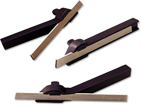 Rasputin® Cut-Off Tool Holders/Parting Tool Holders 3Pcs Set Straight,Left And Right Hand 13 X 28 X 152Mm, Bit 3.17X19.10