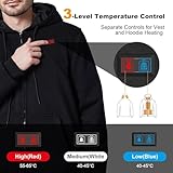 Zoom IMG-2 qdreclod felpa riscaldata cappuccio con Zoom IMG-2 qdreclod felpa riscaldata cappuccio con