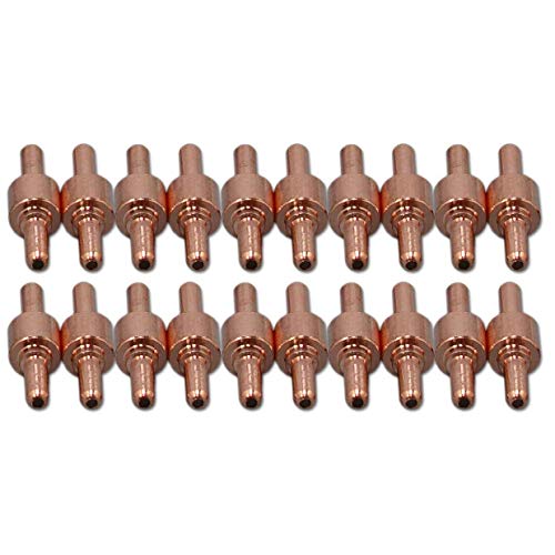 Riverweld 100Pcs Pt-31 Lg-40 Jg40 Plasma Cutting Consumables Standard Tips Nozzle 18866 Electrode 18205 Shroud Shield Ceramic Cup 18204 Fit Cut40 50 With Plasma Cutter Torch #TOP3