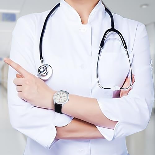 Ibso Women Watch For Nurse Easy To Read Dial Wristwatches Silicone Band Water Resistant Watches Second Hand And 24 Hour  thumb #2