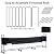 Outdoor Firewood Rack with Cover, 12.3FT 3/4 Cord of Firewood, Heavy Duty Firewood Holder & 600D Oxford Waterproof Cover for Outdoor Indoor Fireplace, Patio, Log Storage Rack for Firewood