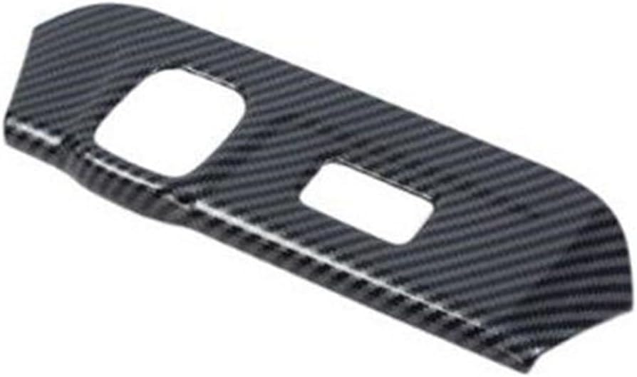 Carbon Fiber Centre Console USB Panel Cover Trim for Chevrolet Trax 2023 2024