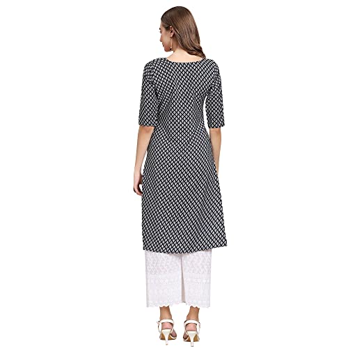 Pinkmint Women's Crepe Digital Print Straight Kurta [Pack Of 6](Qv-354-349-347-331-334-344-Xxl)