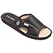 Produktbild ESTRO Hausschuhe Herren Leder Herrenhausschuhe - Hausschuh Männer Pantoffel Pantoffeln Pantoletten Slipper Mann Verano (45 EU, Kakao)