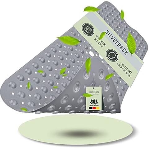 SilverRack Badewannenmatte 100x40 cm - Antirutschmatte Badewanne BPA frei für Kinder und Babys - Duschmatte schimmelresistent & maschinenwaschbar Cover