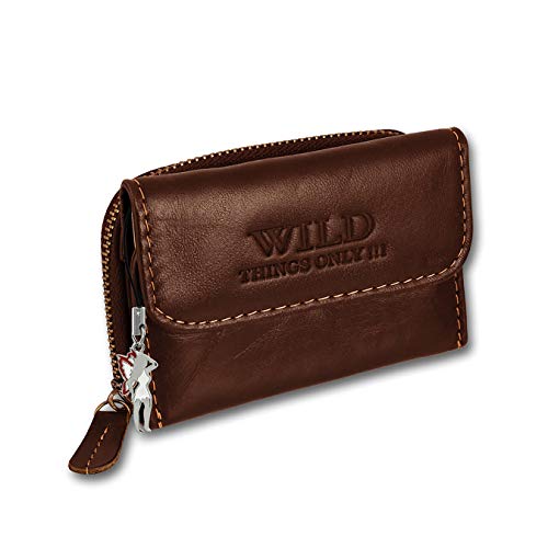 D4OPJ120X Wild Things Only - Cartera de Piel Unisex (9 x 3 x 6,5 cm), marrón (Marrón) - D4OPJ120N