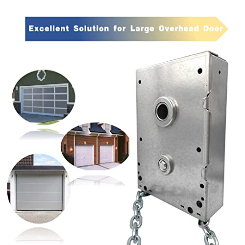 Lajiaoz Garage Door Chain Hoist - Heavy Duty Hoist For Roll Up Doors And Jackshaft Garage Door Openers #TOP6