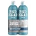 Bed Head by TIGI 750ml Recovery Shampoo and Conditioner Set - Deep Moisture, Salon-Pro, Shampoo and Conditioner for Dry, Heat Damaged Hair to Control Frizz, Unisex Colour Protection Hair Treatment