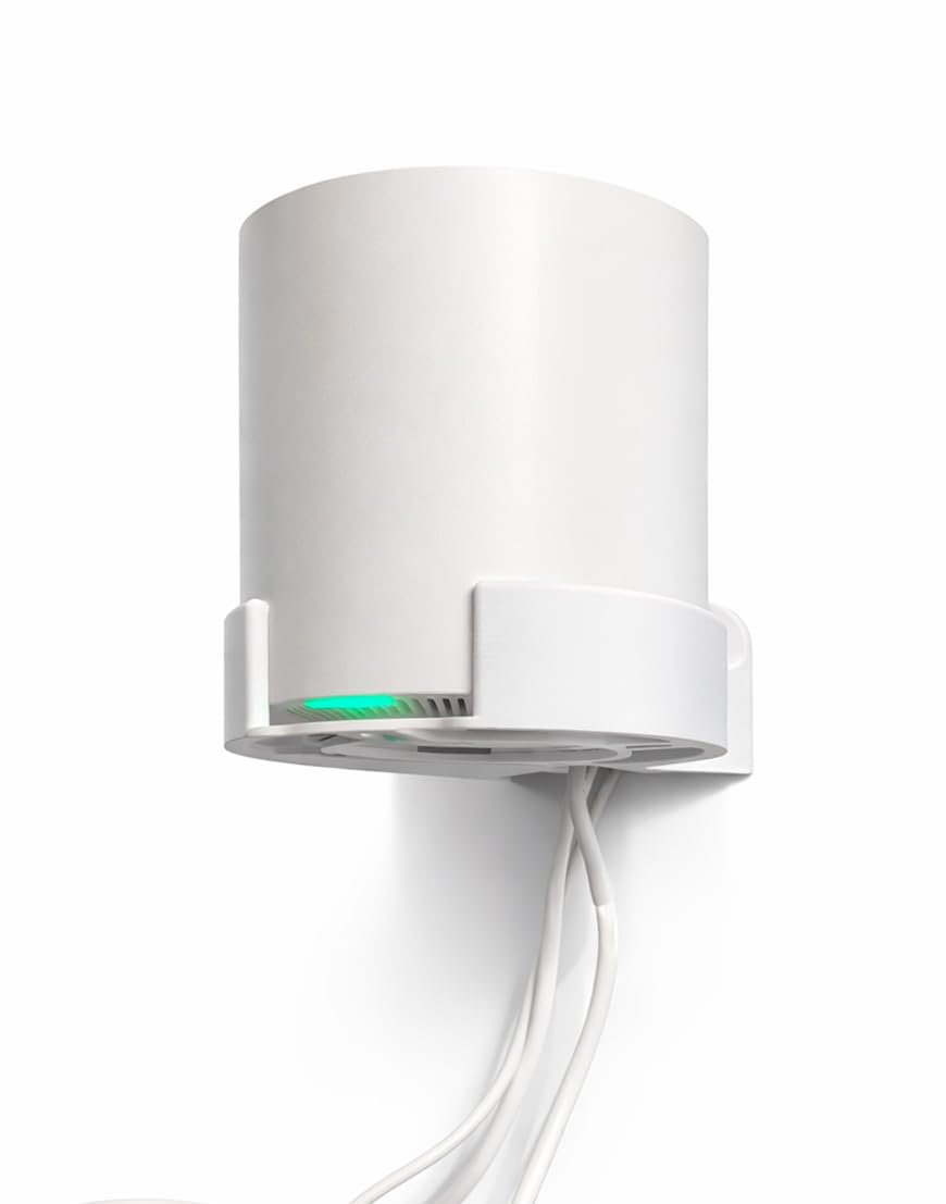 Soporte de Pared Compatible con TP-Link Deco AX1500/AX3000/X10/X20/X50/X60/X1500/X4300 Pro/X5000/X5400 Pro/W3600/W4500/W6000/ Estante de Pared para WiFi Dco 4 Grandes Uds