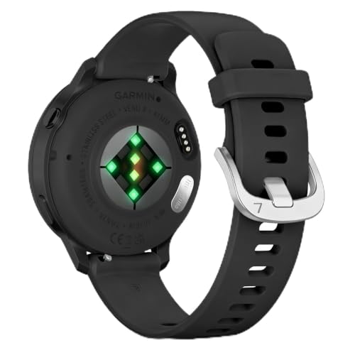 18mm �V���R���o���h Garmin Venu 3S 41mm/Venu 4 41mm�ɑΉ� �\�t�g�Ŗh�����̂���X�|�[�c�����p�X�g���b�v Garmin Vivoactive 4S / Venu 2S / Vivomove 3S/ Forerunner 