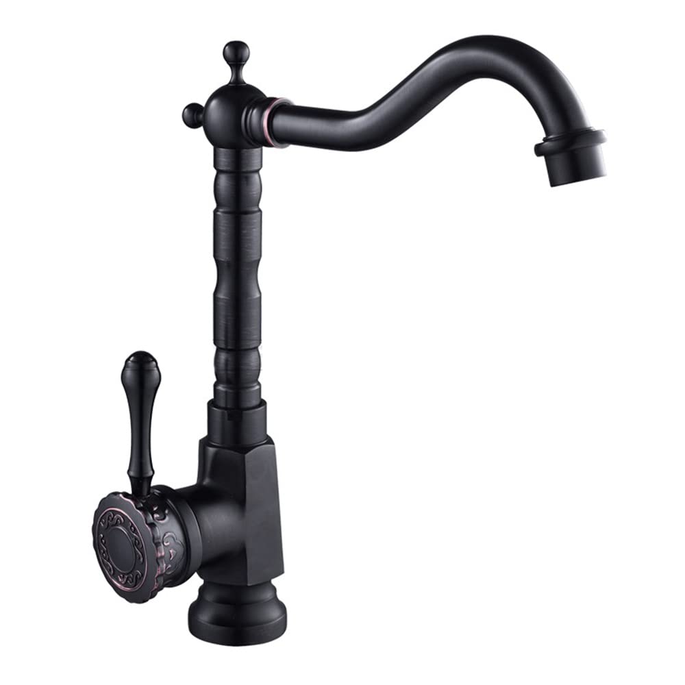 Mitigeur de salle de bain LUNEZY robinet lavabo rotatif eau chaude et froide