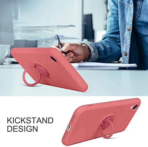 Yoedge Capa de suporte para Apple iPhone XR de 6,1 polegadas com suporte de anel [suporte de anel ro