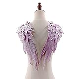 Apliques para ropa, vestido, sombrero, deformación, zapatos, ropa, fundas de cojín, vaqueros, guantes, ligas, calcetines, etc. Son grandes flores de tela para manualidades.