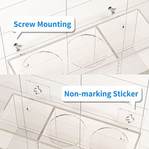 Niubee NBPN-0221B Hair Dryer Holder, Hair Tool Organizer Wall Mount thumb #4