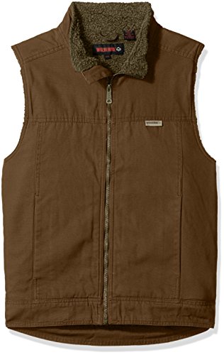 Wolverine Men's Porter Sherpa Lined Vest, Chestnut, Large