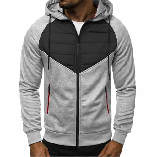 Hoodies for Men Fall 2025 Trendy Oversized Cardigan Long Sleeve Jackets Lightweight Hooded Sweatshirt with Pockets3